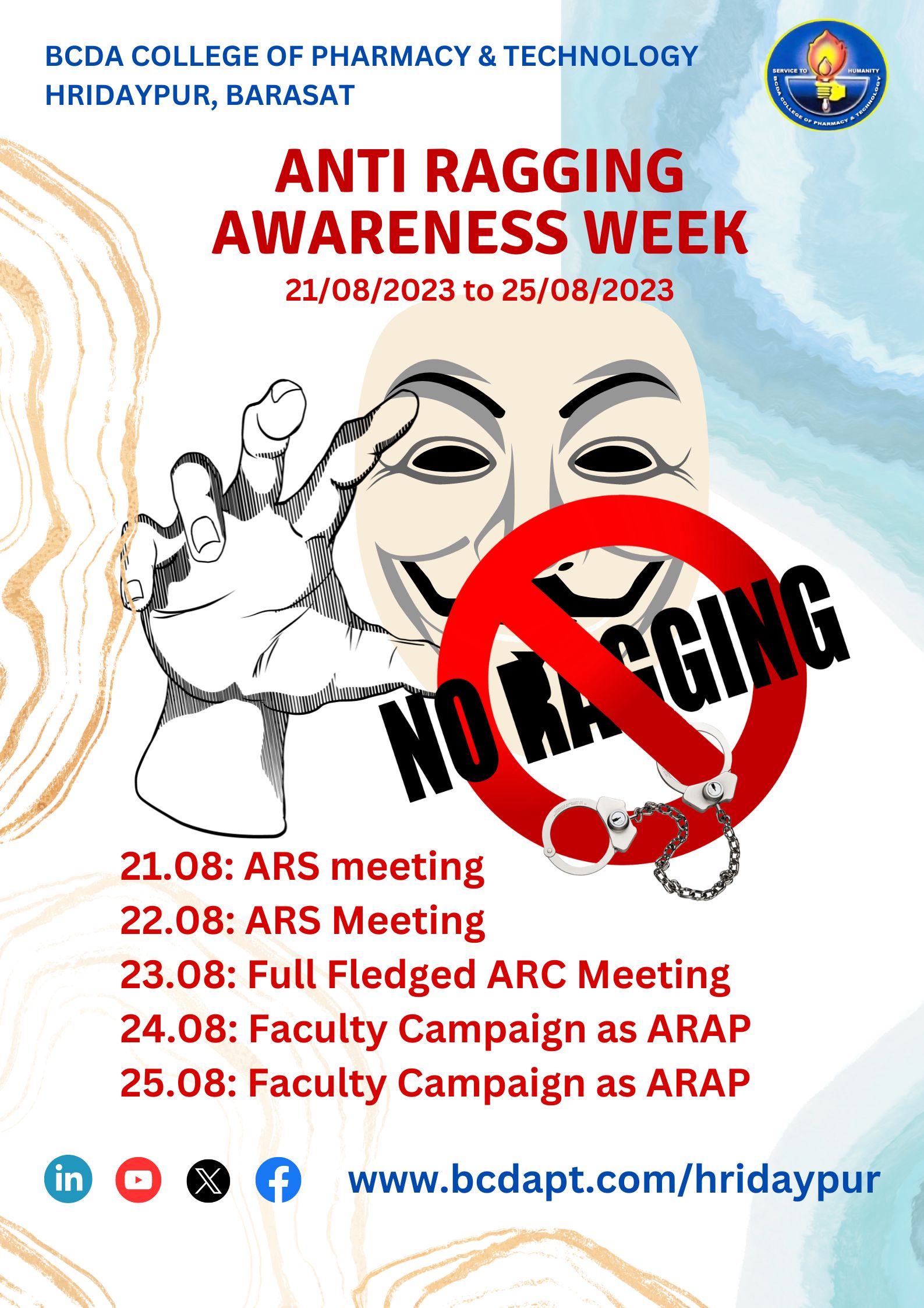 Anti Ragging Awareness Week