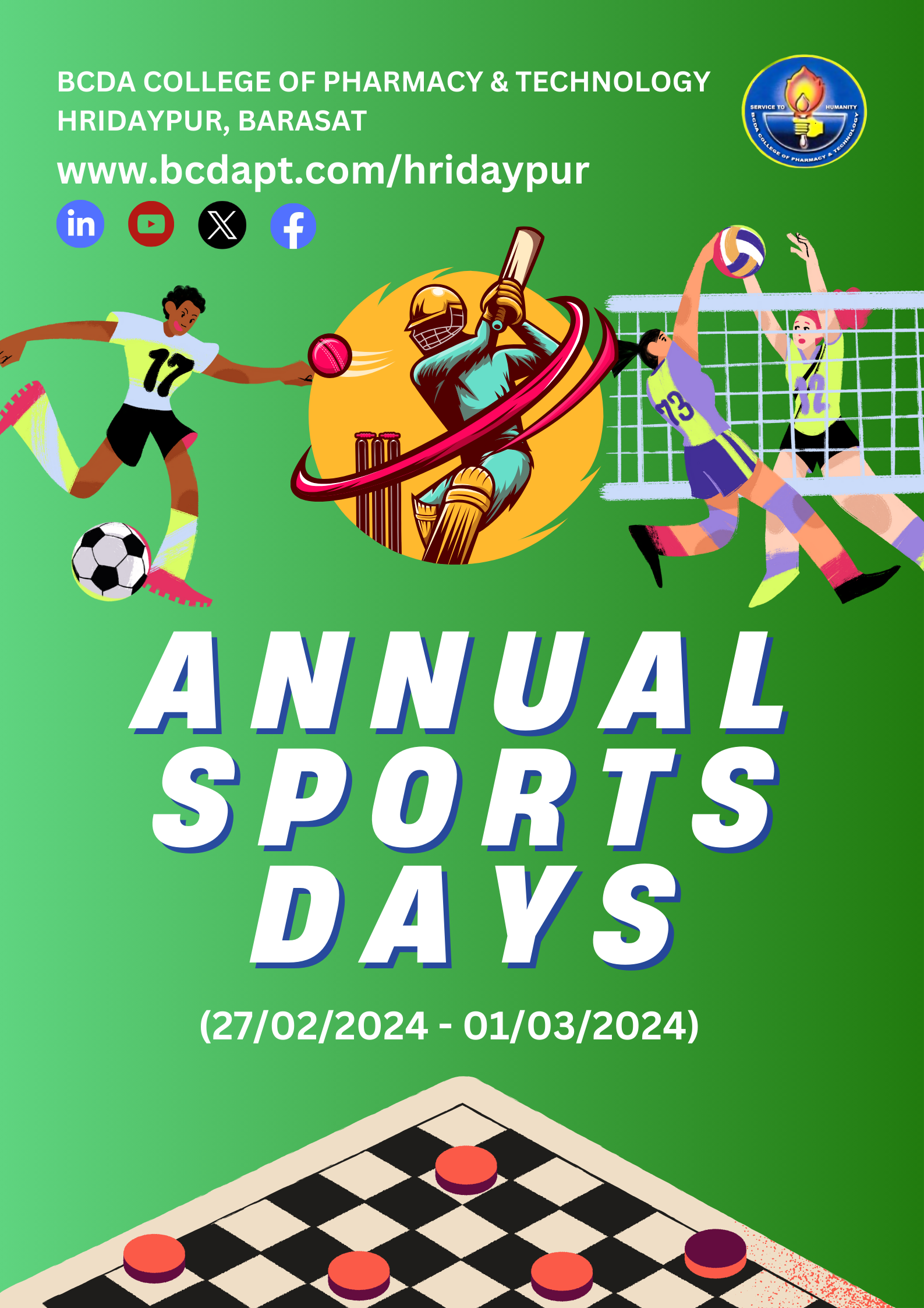 College sports days (27/02/2024 to 01/03/2024)