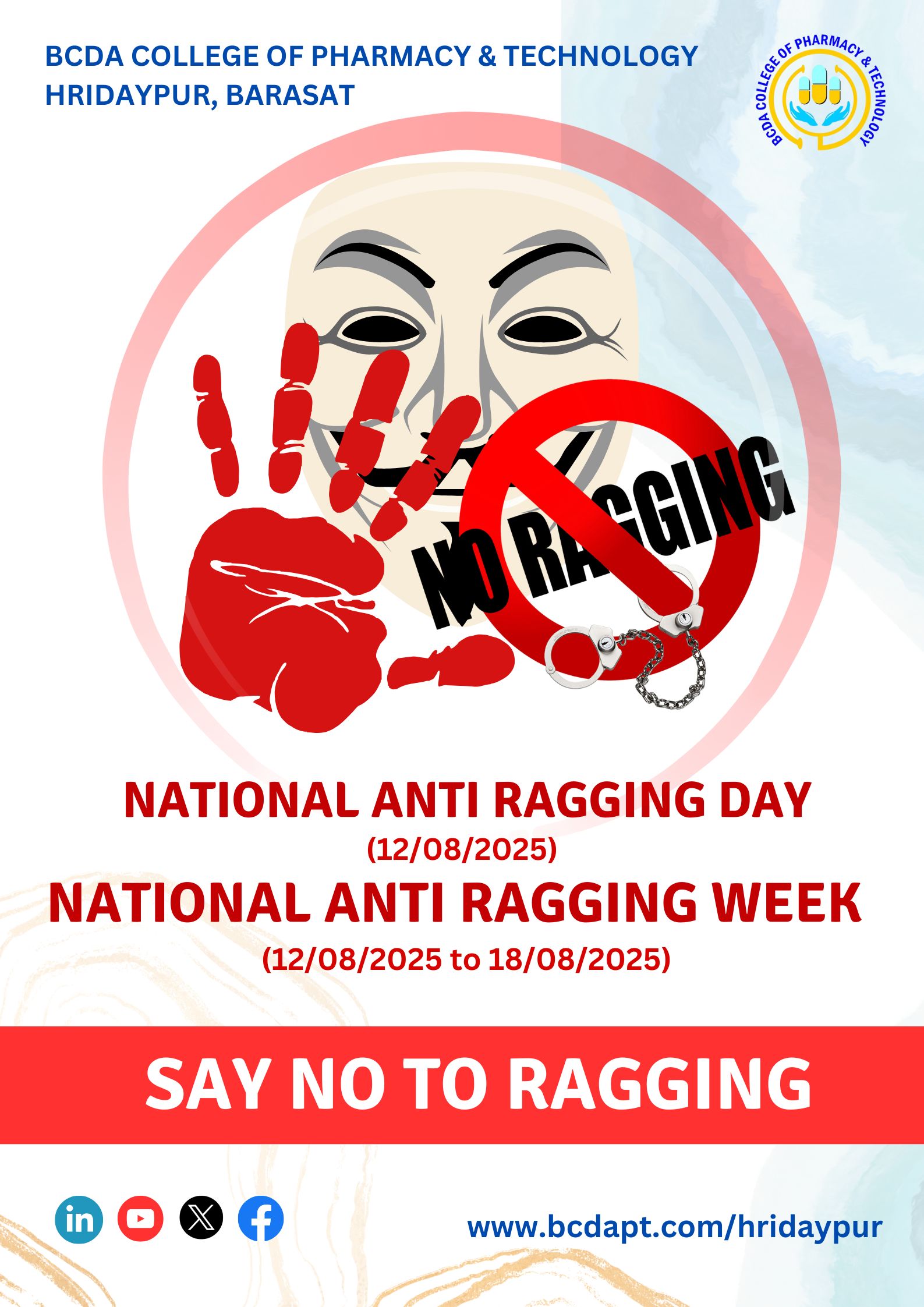 Anti Ragging Awareness Week.