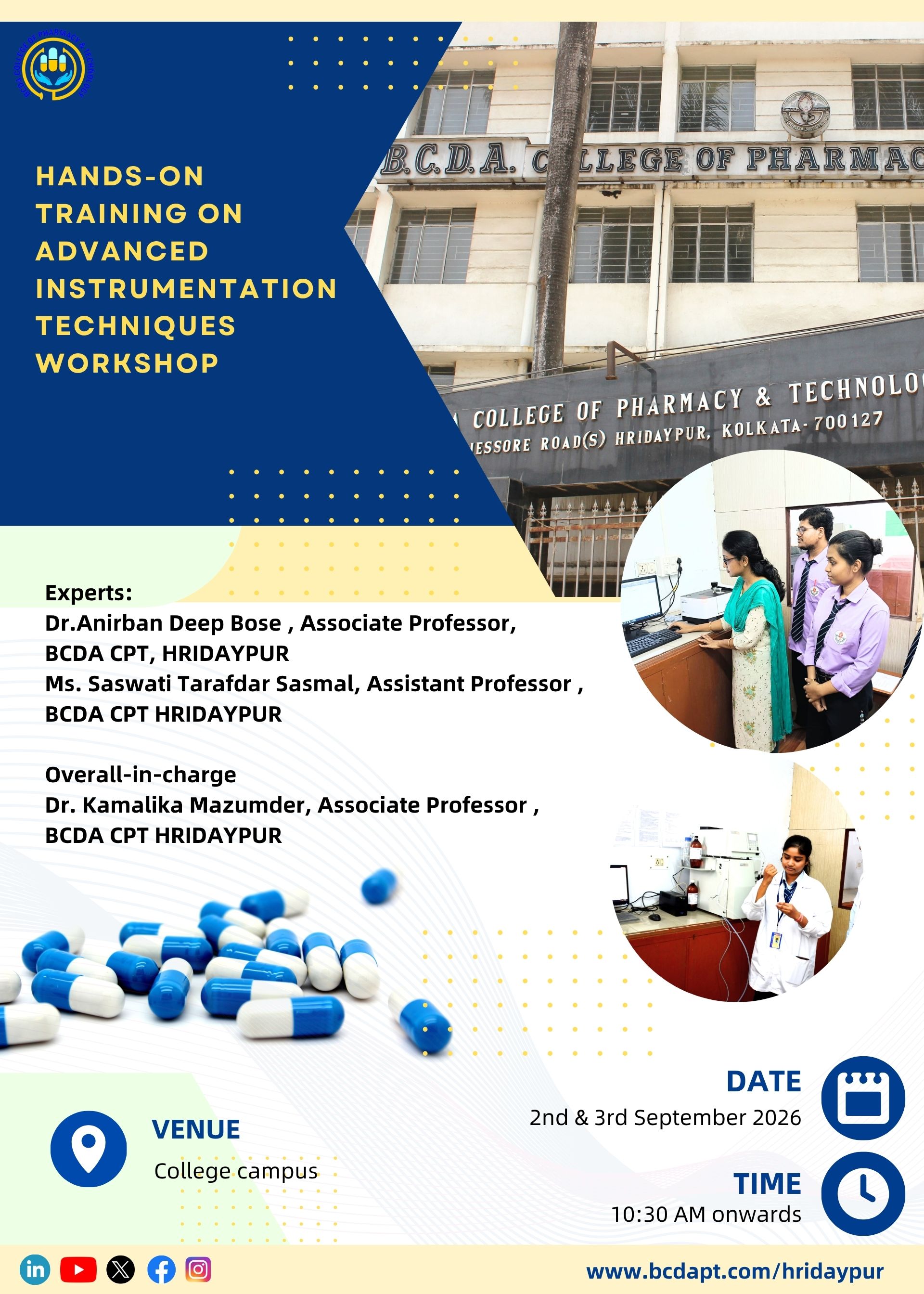 Advanced Analytical Instrumental Workshop